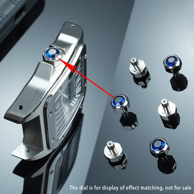 Men'S Accessories Cartier - Для Cartier Head Santos полностью стальная