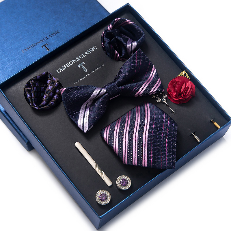 Neck Tie Set Box - Праздничный подарок, носовой платок, нагрудные платки,