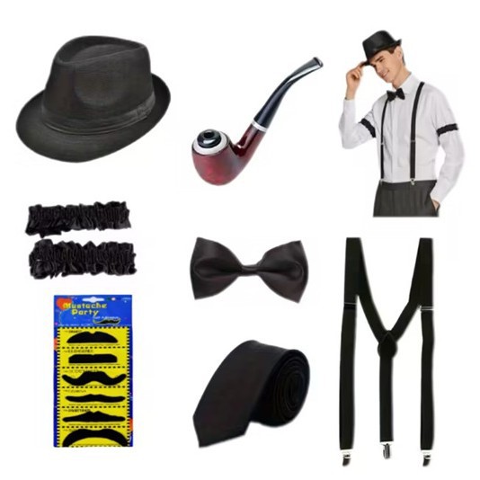 Костюм гангстера в стиле Гэтсб – обзор и цена Men'S Accessories In The 1920S